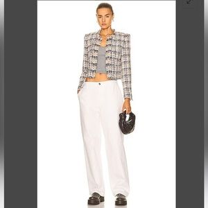 IRO Plaid Tweed Jacket